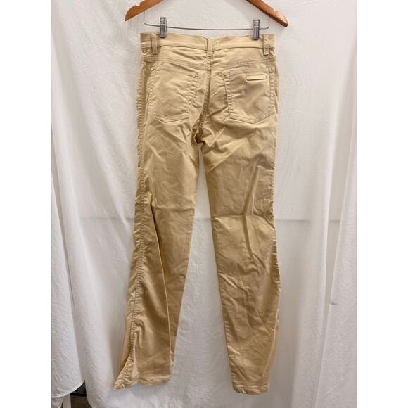 ROBERTO CAVALLI Tan Low Rise Straight Leg Pants EU 42 US 12 - Picture 2 of 5